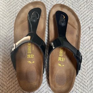 Birkenstock sandal.